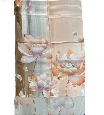SILK100％  スカーフ 170×53㎝