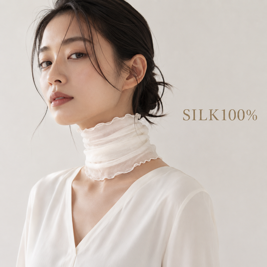 SILK100％   ネックカバー