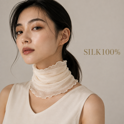 SILK100％   ネックカバー