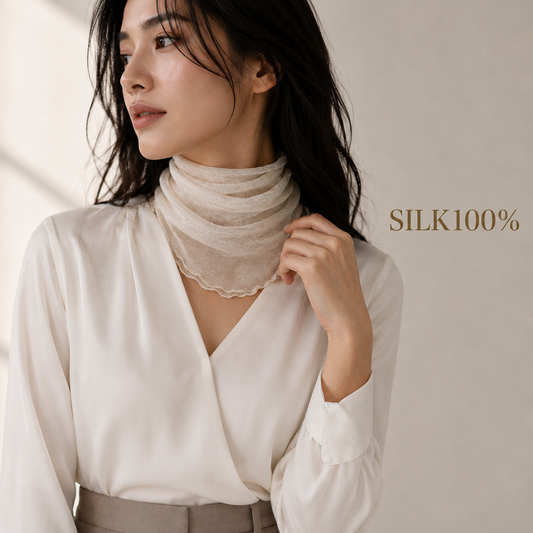 SILK100％   ネックカバー