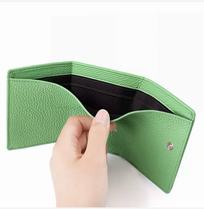 レザー 三つ折りコンパクト財布