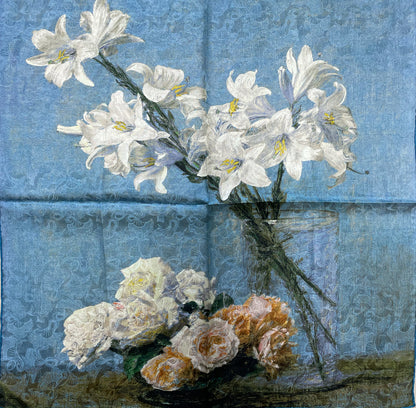 SILK100％  リバーシブルスカーフ 65×65㎝